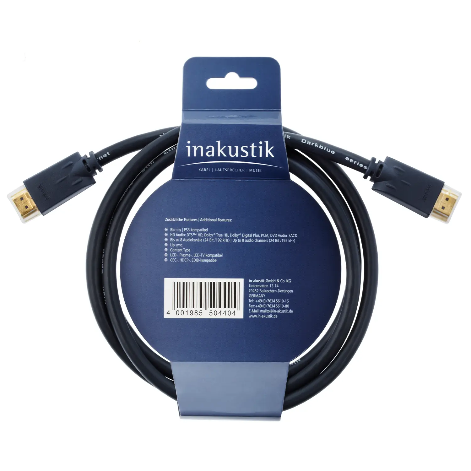 High Speed HDMI Kabel | Dark Blue