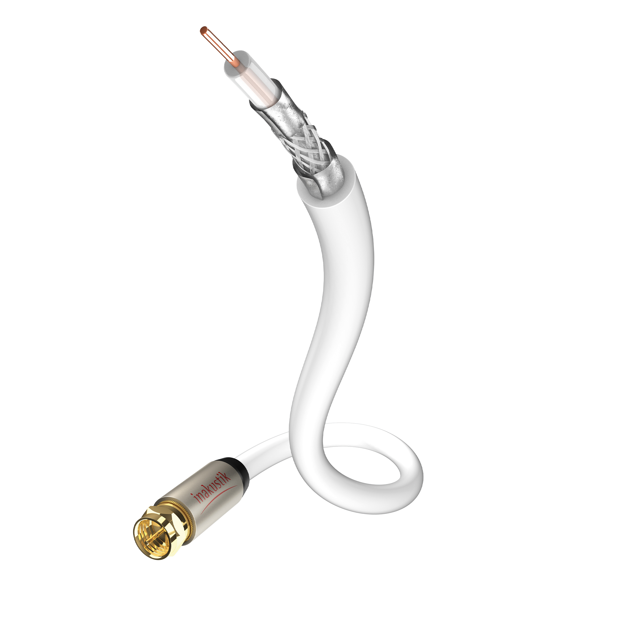 Hochwertiges Antennenkabel - Antenne F-Plug - 1,5 m