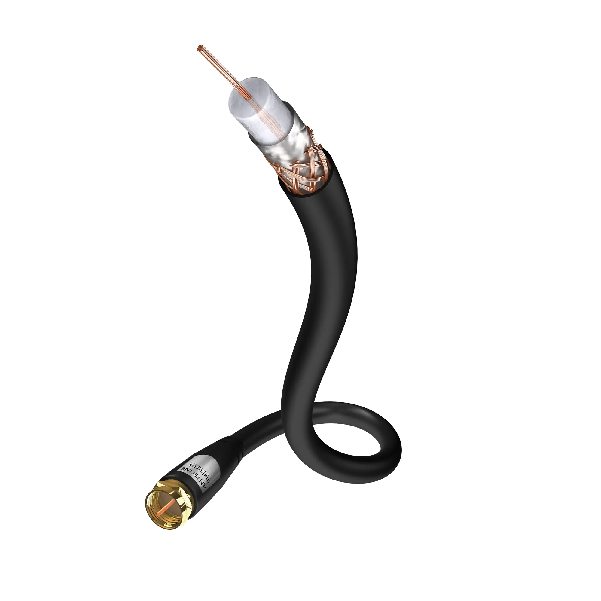 High End Antennenkabel - Antenne F-Plug UHD - 5 m