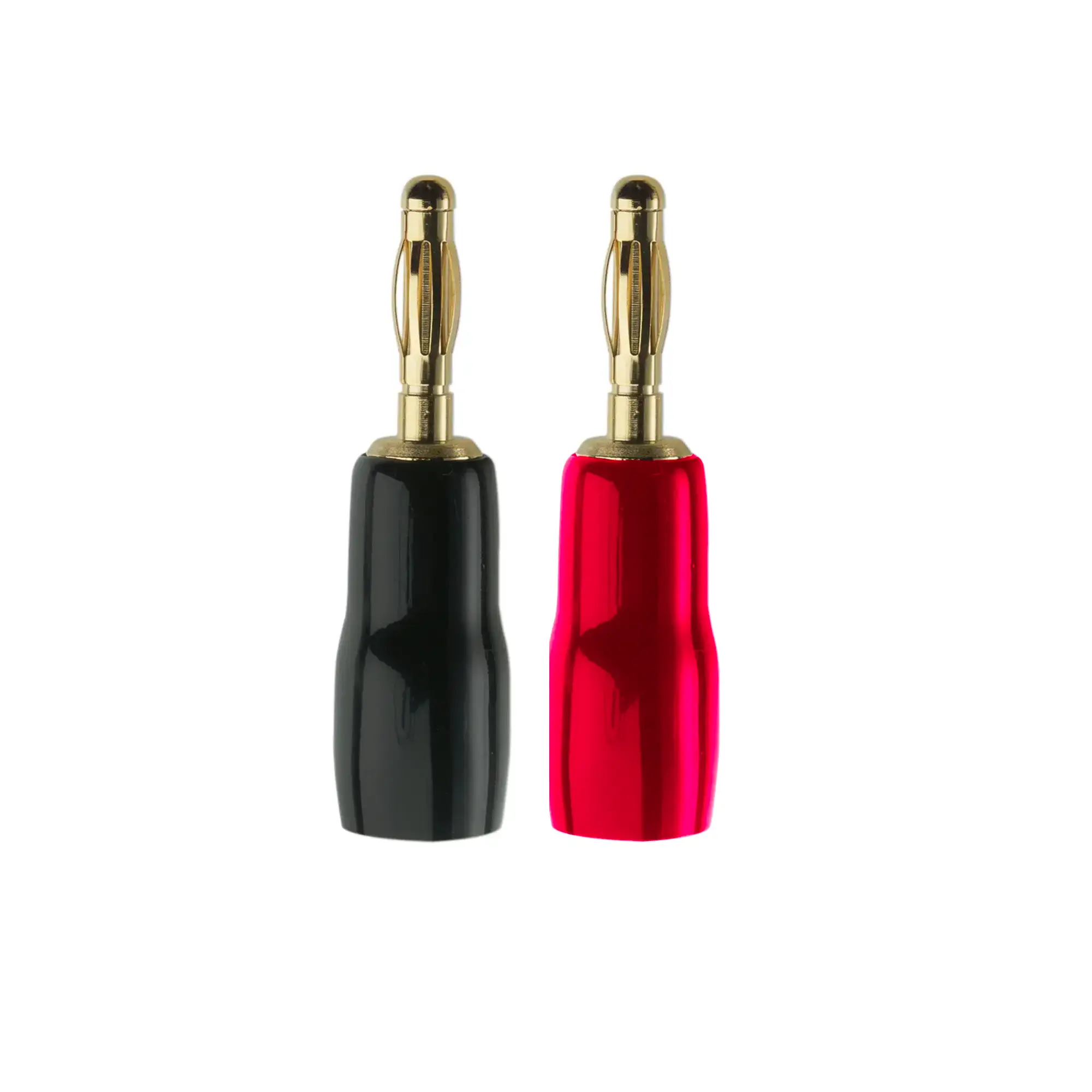 SinnOxx® COLOR Gold Winkel-Bananenstecker Spreizbar - 4mm - Schraubbar SinnOxx® COLOR Gold Winkel-Bananenstecker Spreizbar - 4mm - Schraubbar