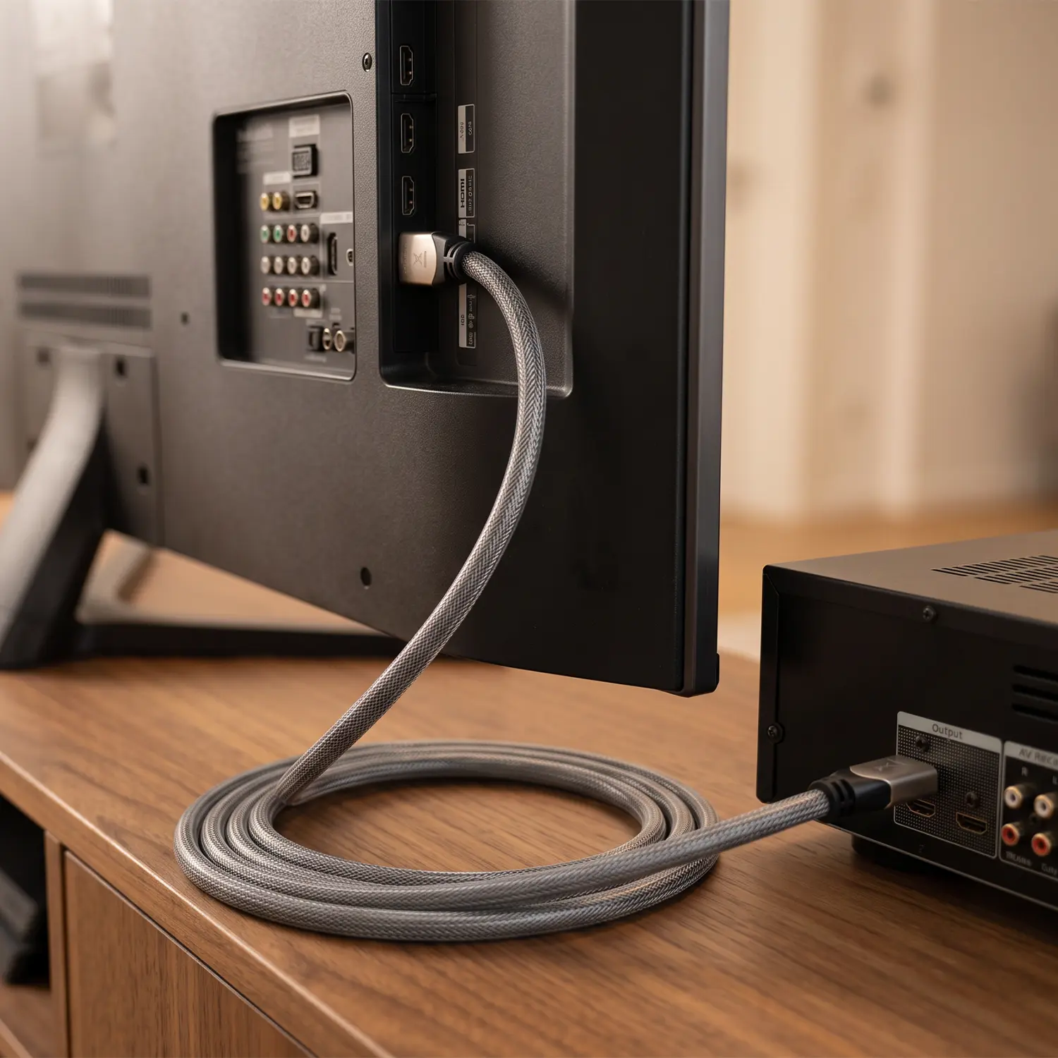 High Speed HDMI Kabel | White Line