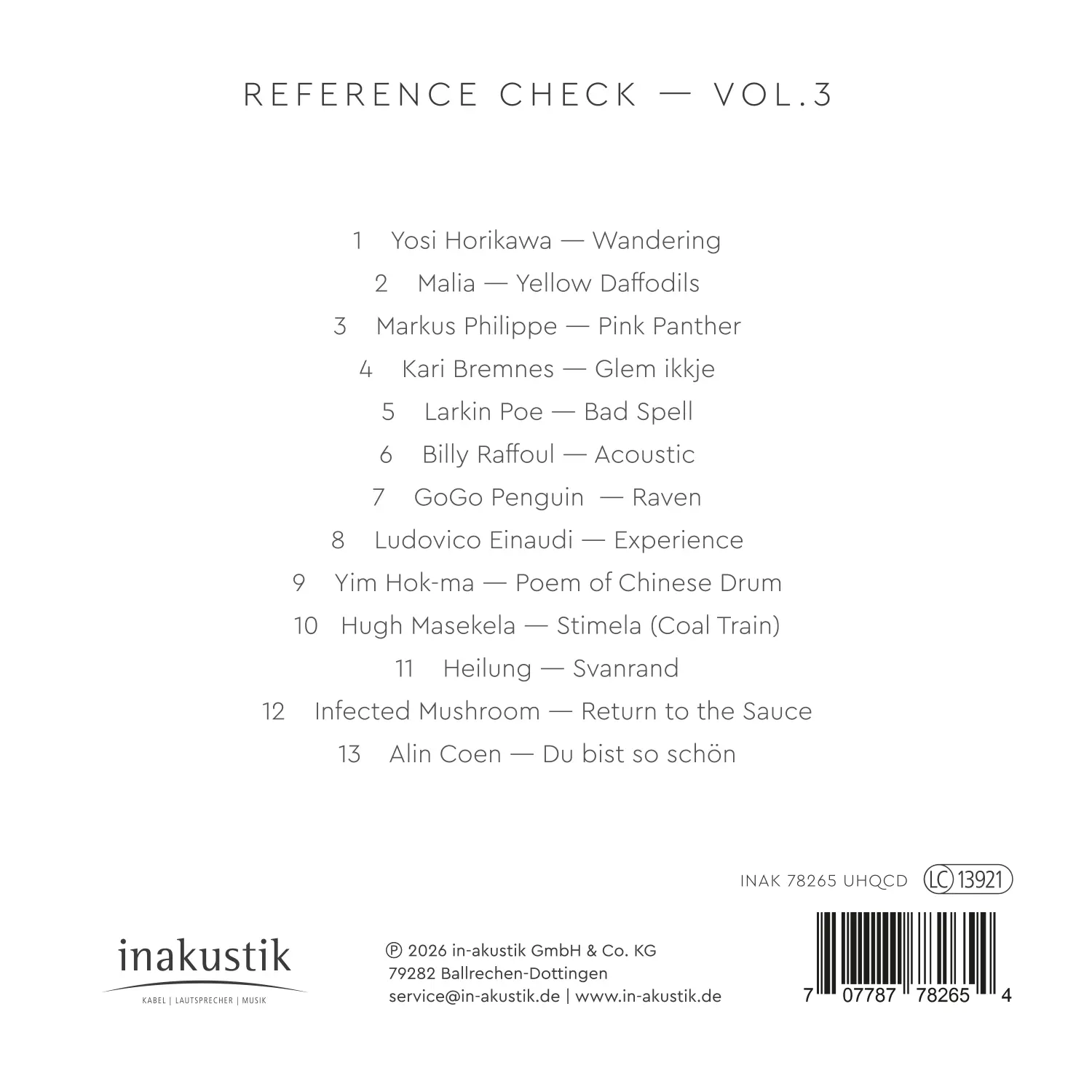 Canton - Reference Check - Vol.3